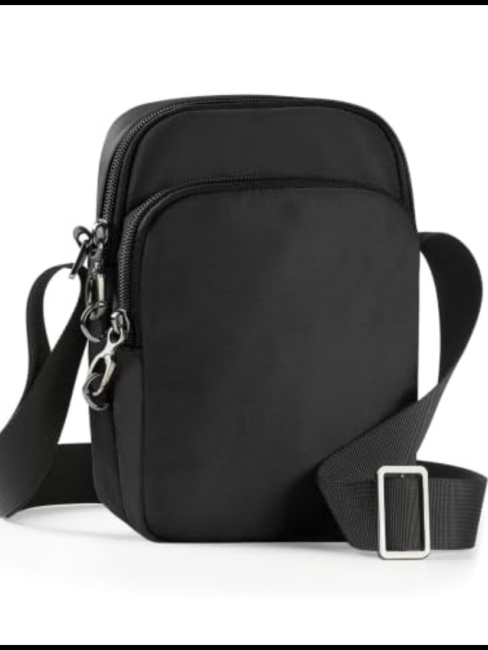 Anti Theft Crossbody Sling Bag with Zipper Lock RFID Blocking